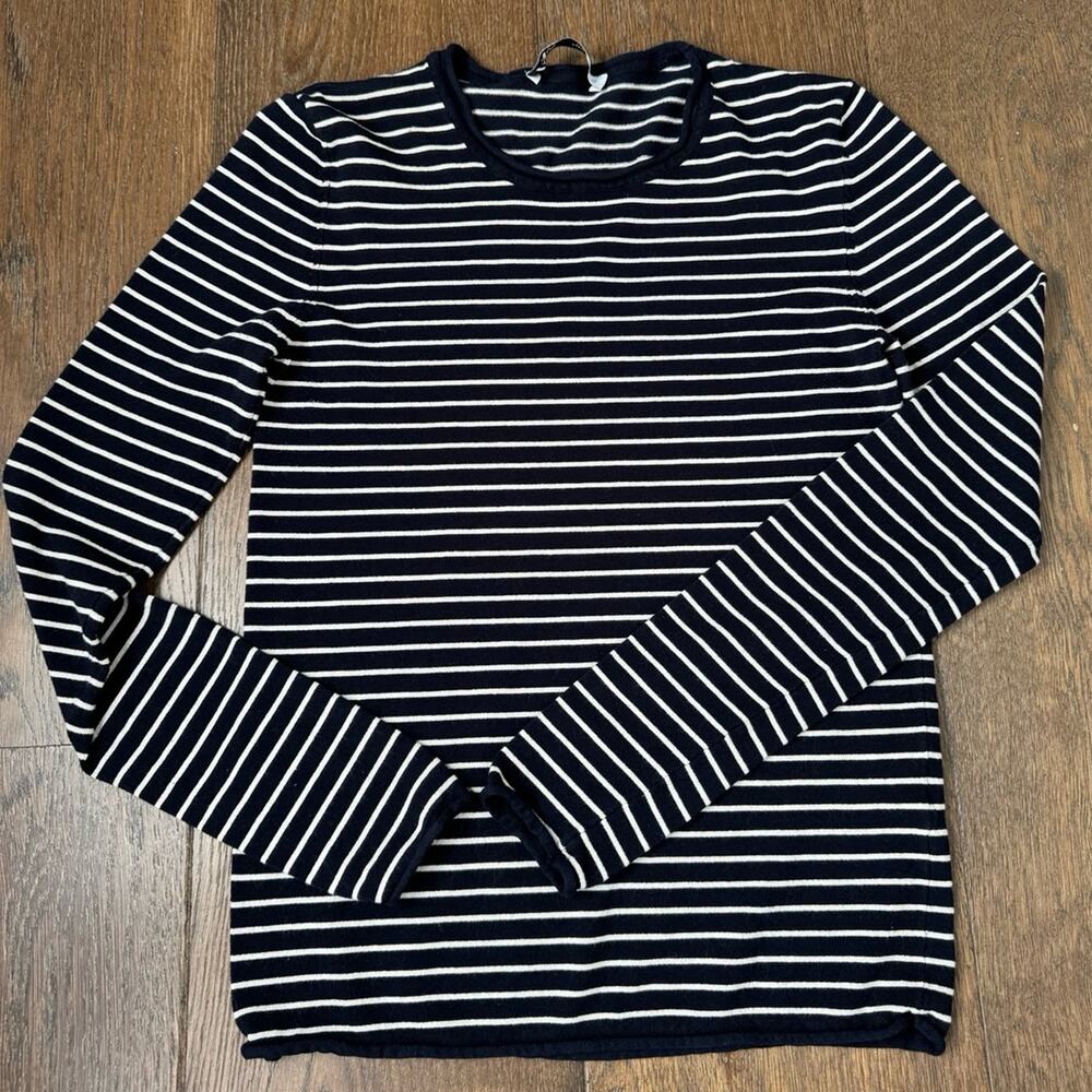 Zara Womens Knit Striped Sweater Shirt Top Sz XS